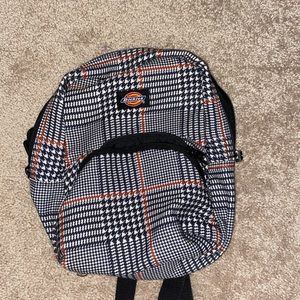 plaid dickies mini backpack